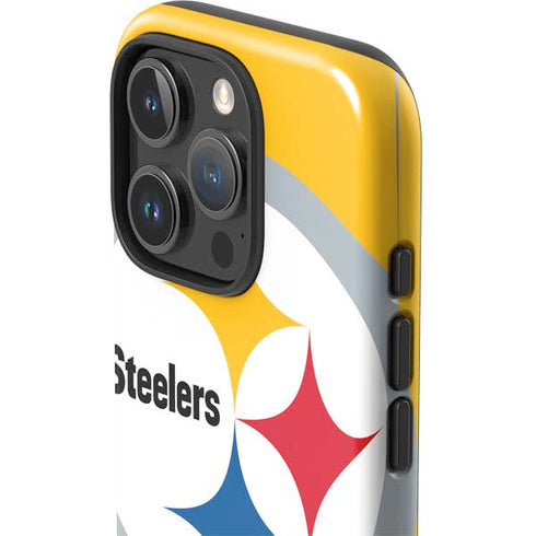 NFL Pittsburgh Steelers Large Logo iPhone 16 Pro Impact Case